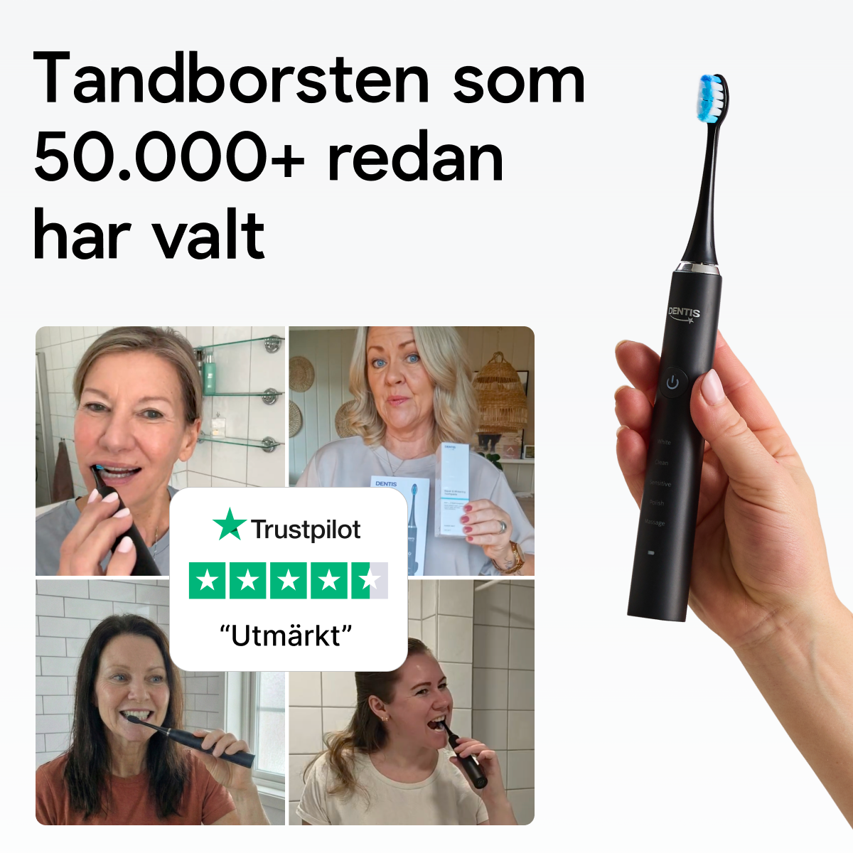 D2 Pro Elektrisk Tandborste