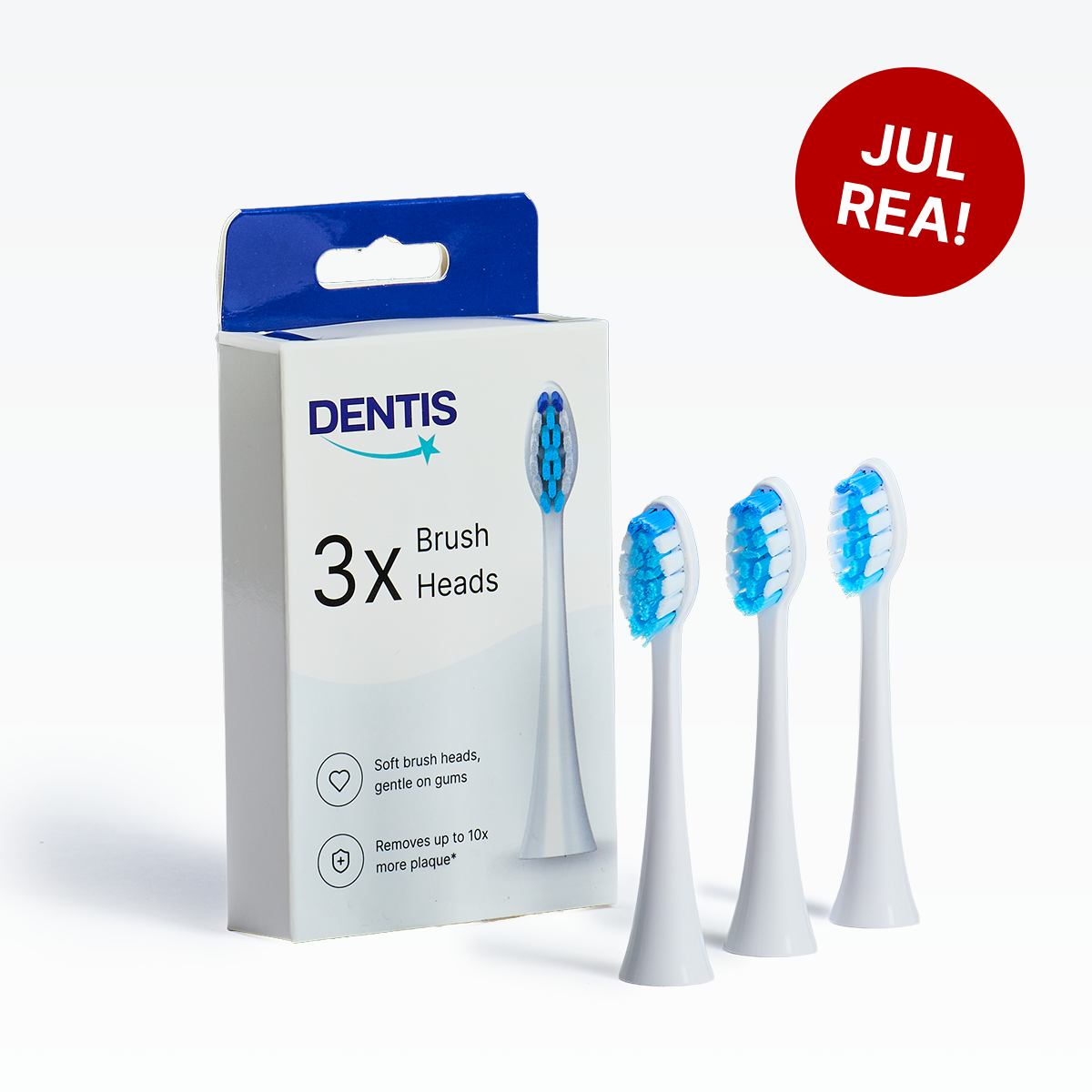 (3-pack) D2 Pro Borsthuvuden