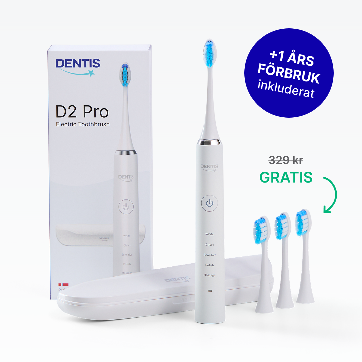 D2 Pro Elektrisk Tandborste