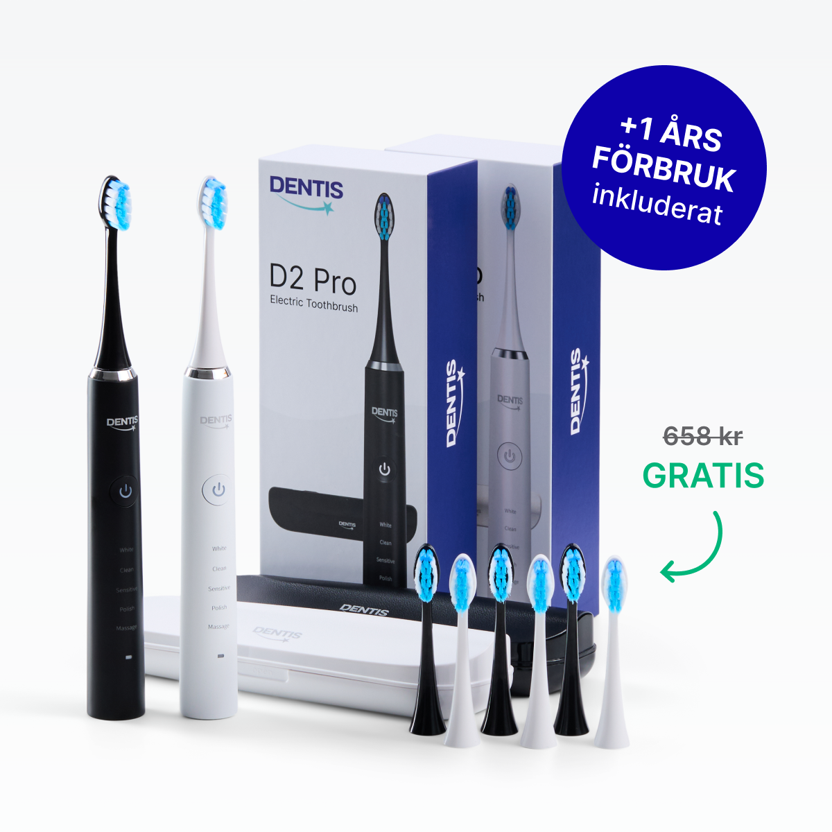 D2 Pro Elektrisk Tandborste